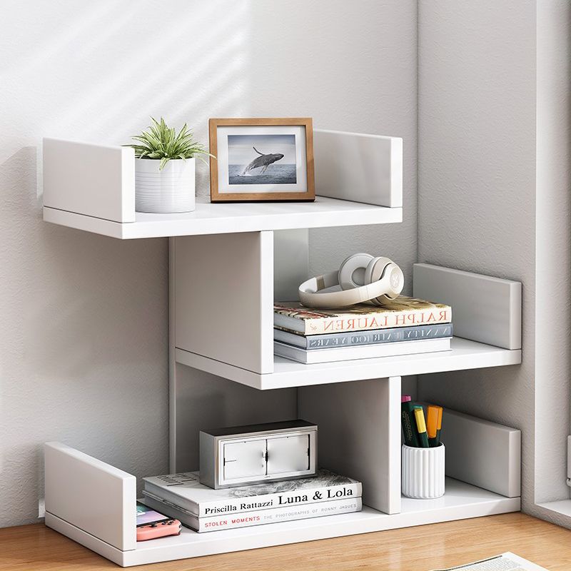 Engineered Wood Bookshelf Open Back Shelf boekenkast voor studieruimte