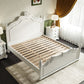 Victorian Standard Bed Solid Wood White Panel Bed with Headboard Clearhalo 'Bedroom Furniture' 'Beds' 'furn' 'furn_beds' 'Furniture' 1200x1200_4adb1155-9bbf-41e9-aa05-da8fabc8b0f8