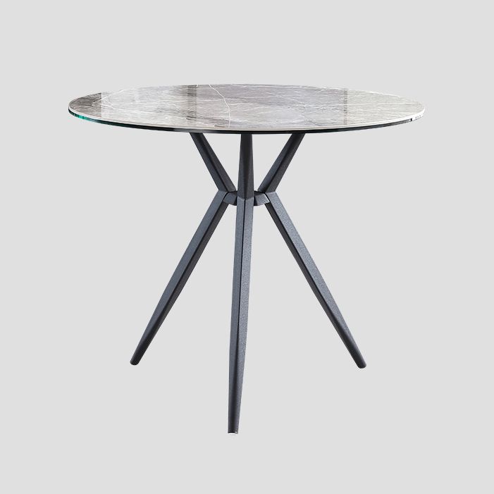 Traditional Luxury Style Dining Table Round Sintered Stone Table with Metal Clearhalo ' dining_table' 'Dining Tables & Seating' 'Dining Tables' 'furn' 'furn_dining_table' 'Furniture' 'furniture_dining_table' 'Kitchen & Dining Furniture' 'kitchen&dining_furn' 'kitchen' 'kitchen_dining_table' 1200x1200_4adc986b-5142-49b4-b6c8-3eb92286abd0
