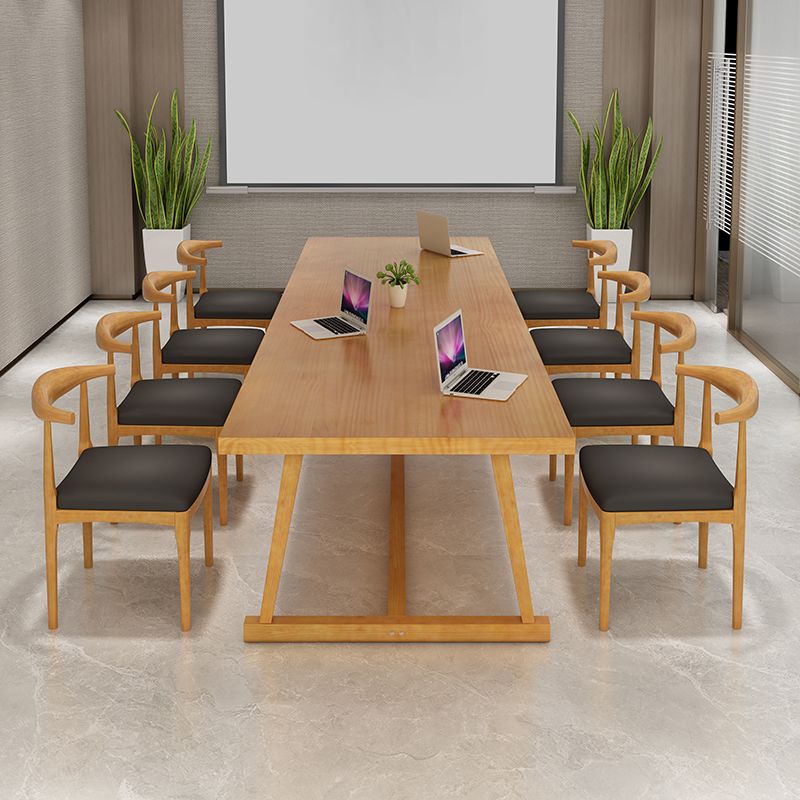 29 "H Hedendaags Writing Desk rechthoekig massief houten kantoorbureau