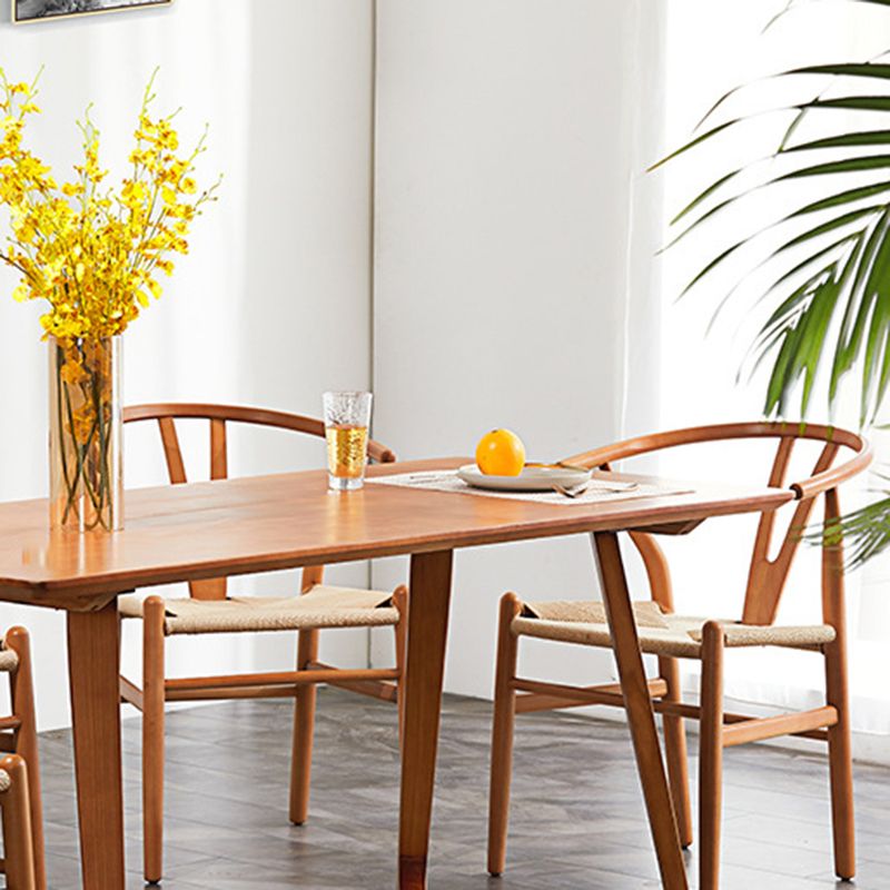 伝統的なキッチンダイニングチェアソリッドウッドアームダイニングチェア