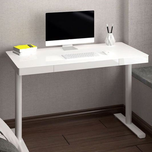 Contemporary Marble T-Shape Office Desk with Metal Legs Writing Desk Clearhalo 'furn' 'furn_office_desk' 'Furniture' 'Office Desks' 'Office Furniture' 'office_desk' 1200x1200_4ae20532-b174-4d0d-ad05-5131bc6e210f