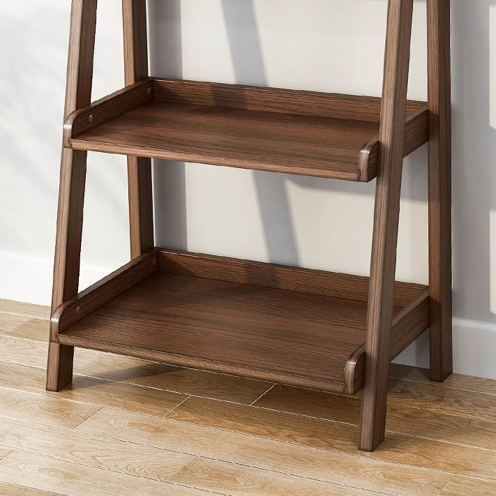 Modern Style Ladder Bookcase Open Back Solid Wood Bookshelf for Home Clearhalo 'Bookcases' 'furn' 'furn_bookcases' 'Furniture' 'furniture_bookcases' 'Office Furniture' 1200x1200_4ae270d9-a604-4ae7-945b-f70419823078