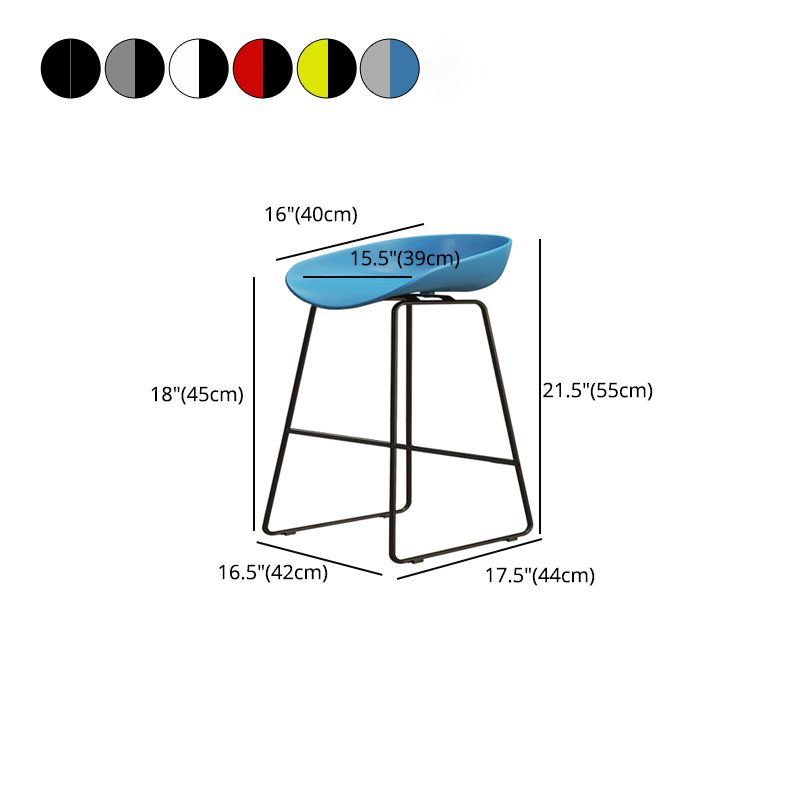 Modern Style Iron Bar Stool with Footrest Nordic Style Tavern Simple Bar Stool Clearhalo 'Bar Furniture' 'Bar Stools' 'bar_stools' 'furn' 'furn_bar_stools' 'furniture_bar_stools' 'Kitchen & Dining Furniture' 'kitchen&dining_furn' 'kitchen' 'kitchen_furn' Furniture' 1200x1200_4ae2af45-38d2-4950-9272-73a041a51aae