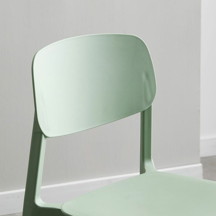 Modern Indoor-Outdoor Plastic Side Chair Armless Open Back Dining Side Chair Clearhalo ' kitchen&dining_furn' 'Dining Chairs' 'Dining Tables & Seating' 'dining_chair' 'furn' 'furn_dining_chair' 'Furniture' 'furniture_dining_chair' 'Kitchen & Dining Furniture' 'kitchen' 1200x1200_4ae30779-4743-45b7-9998-d23a3356e49e