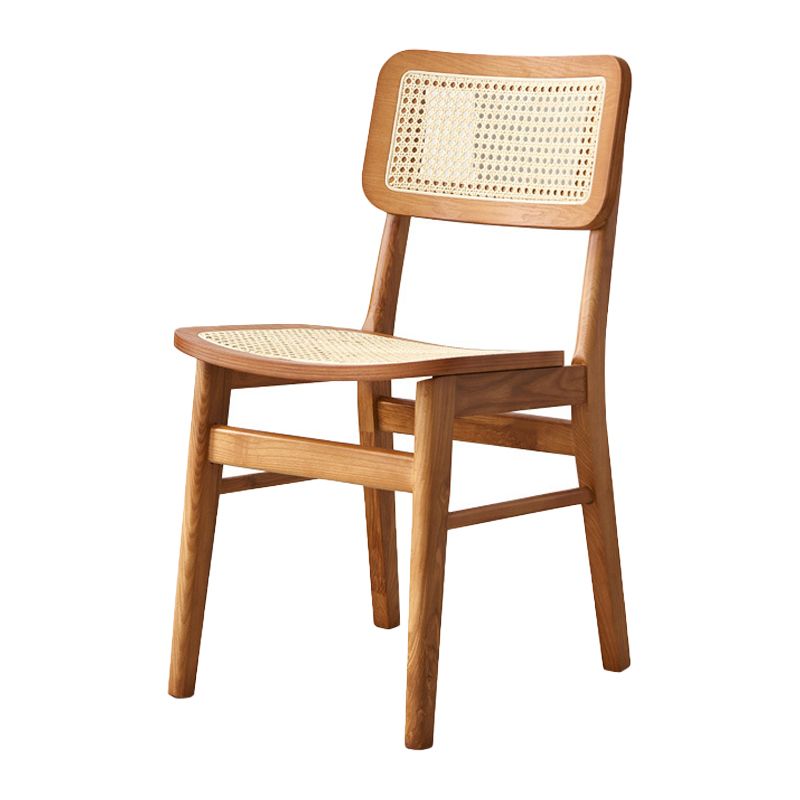 Glam Rattan Patio Dining Chair Open Back Dining Side Chair for Dining Room Clearhalo 'Dining Chairs' 'Dining Tables & Seating' 'dining_chair' 'furn' 'furn_dining_chair' 'Furniture' 'furniture_dining_chair' 'Kitchen & Dining Furniture' 1200x1200_4ae59106-03e8-4bd9-990e-141f758d96f6