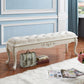 French Country Upholstered Bedroom Seating Bench Tufted Bench with Wood Legs Clearhalo 'Benches' 'Chairs & Seating' 'furn' 'furn_benches' 'Furniture' 'Living Room Furniture' 1200x1200_4ae79adf-4e25-41e8-b235-b34e7b378cf4