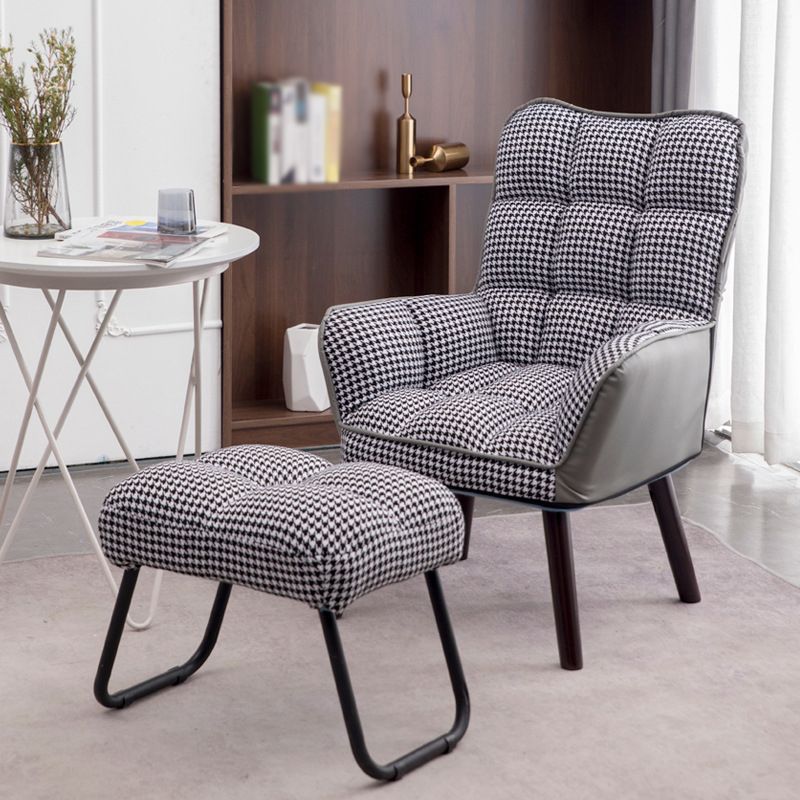 Linen Arms Included Chair 27.5"L x 20.8"W x 39.3" H Chair for Living Room Clearhalo 'Accent Chairs' 'accent_chairs' 'Chairs & Seating' 'furn' 'furn_accent_chairs' 'Furniture' 'Living Room Furniture' 1200x1200_4aead478-0b0b-4e9a-a8a1-2e2040131df7