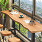 Modern Bar Table Set 1/2/4 Pcs Pine Solid Wood Bar Table and Backless Stools Clearhalo 'Bar Furniture' 'furn' 'furn_home_bar_bar_sets' 'Furniture' 'Home Bars & Bar Sets' 'home_bar_bar_sets' 'Kitchen & Dining Furniture' 1200x1200_4aed6e24-019c-48f0-9cda-2517216048c3