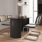 Oval Shape Simplicity Dining Table Fixed Table with Pinewood Solid Wood Clearhalo ' dining_table' 'Dining Tables & Seating' 'Dining Tables' 'furn' 'furn_dining_table' 'Furniture' 'furniture_dining_table' 'Kitchen & Dining Furniture' 'kitchen&dining_furn' 'kitchen' 'kitchen_dining_table' 1200x1200_4aeda364-8e4f-4e1a-9ac3-ceb00fc12711