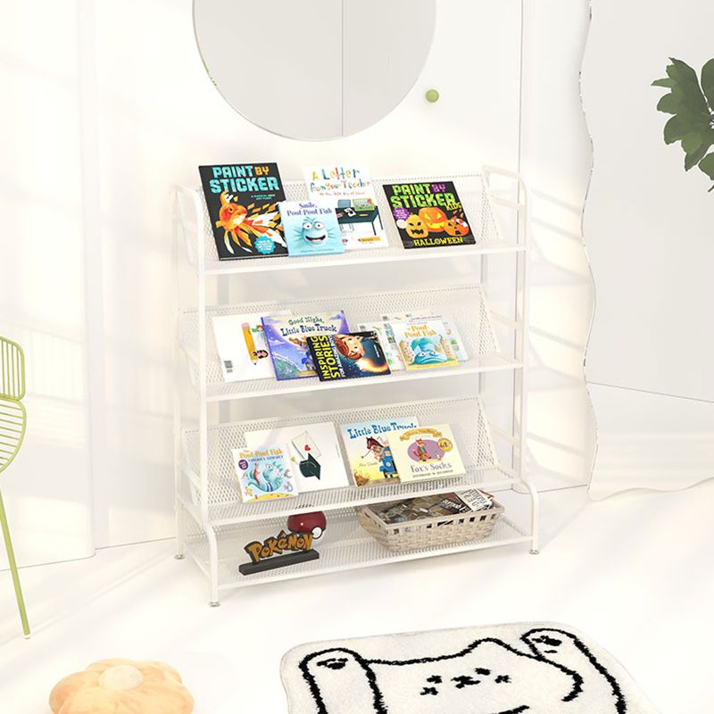 Escandinavia 4 estantes estantería estándar de metal abierta estantería