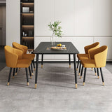 Sintered Stone Dining Table Traditional Luxury Table for Home Use Clearhalo ' dining_table' 'Dining Tables & Seating' 'Dining Tables' 'furn' 'furn_dining_table' 'Furniture' 'furniture_dining_table' 'Kitchen & Dining Furniture' 'kitchen&dining_furn' 'kitchen' 'kitchen_dining_table' 1200x1200_4aeeff33-1aa2-4091-9481-fc6f3816cfaf