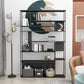 Modern Open Bookcase with Metal Rectangular Shelves for Office Clearhalo 'Bookcases' 'furn' 'furn_bookcases' 'Furniture' 'furniture_bookcases' 'kitchen' 'kitchen_bookcases' 'Living Room Furniture' 'Office Furniture' 1200x1200_4af095ac-c73d-4c11-9f6a-21782dd380e4