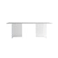 White Dining Table Set 1/3/4/5 Pcs Modern Dining Table with Chairs Clearhalo 'Dining Room Sets' 'Dining Tables & Seating' 'dining_room_set' 'furn' 'furn_dining_room_set' 'Furniture' 'Kitchen & Dining Furniture' 1200x1200_4af26370-f087-4229-9839-ced5b7f4169a