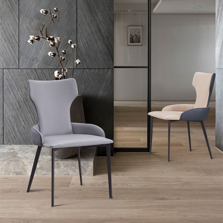 Dining Room Industrial Arm Chair Upholstered Wingback Dining Chairs Clearhalo 'Dining Chairs' 'Dining Tables & Seating' 'dining_chair' 'furn' 'furn_dining_chair' 'Furniture' 'Kitchen & Dining Furniture' 1200x1200_4af2c045-45e7-4919-9003-1bcd25be34fd