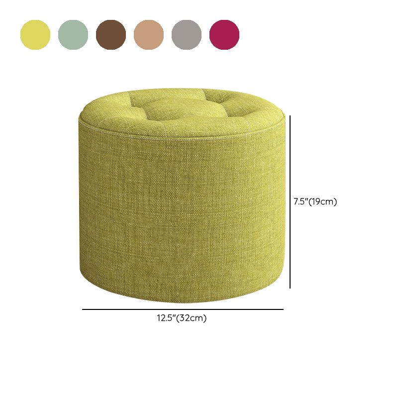 Modern Round Standard Grey Tear Resistant Standard for Drawing Room Clearhalo 'furn' 'furn_ottomans_poufs' 'Furniture' 'Living Room Furniture' 'Ottomans & Poufs' 'ottomans_poufs' 1200x1200_4af2e98d-4c42-46aa-93e4-1a696b484f0f