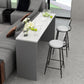 Modern Indoor Bar Stool Table White Marble Rectangle Counter Table Clearhalo 'Bar Furniture' 'Bar Tables' 'bar_tables' 'furn' 'furn_bar_tables' 'Furniture' 'Kitchen & Dining Furniture' 1200x1200_4af3dd16-c671-4bdf-999d-82bd4e2121b6