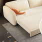 Modern Futon Sofa Bed 30.31" Wide Fabric Storage Futon with Storage