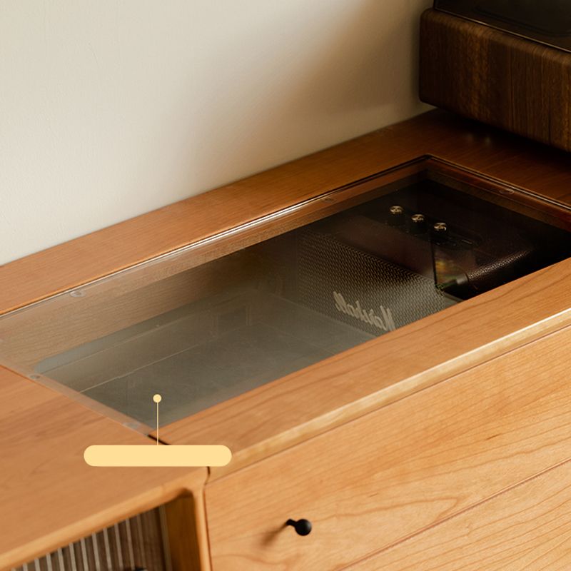 Contemporary Media Console Wooden TV Media Console with 4 Drawers Clearhalo 'furn' 'furn_tv_stands_entertainment_centers' 'Furniture' 'Living Room Furniture' 'TV Stands & Entertainment Centers' 'TV Stands & Media Storage Furniture' 'tv_stands_entertainment_centers' 1200x1200_4af5de8b-626e-49fb-8384-d9d242f7530c