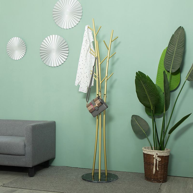 Magníficas ramas de stand de metal ramas de forma ganchos de la colgilla de abrigo