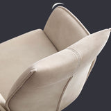 Contemporary Design Faux Leather Dining Chairs Solid Back Arm Side Chairs for Home Clearhalo ' kitchen&dining_furn' 'Dining Chairs' 'Dining Tables & Seating' 'dining_chair' 'furn' 'furn_dining_chair' 'Furniture' 'furniture_dining_chair' 'Kitchen & Dining Furniture' 'kitchen' 1200x1200_4af83e49-5164-450e-8a1d-243fdd25a146