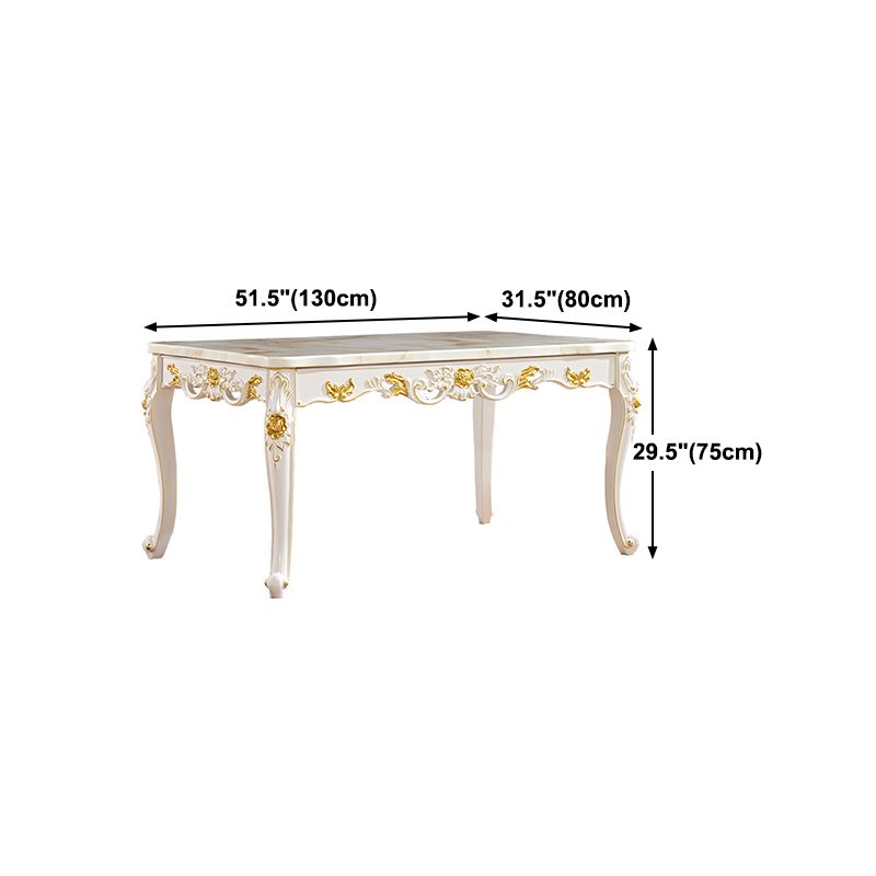 Rectangle Dining Room Collection Marble 4-foot Dining Table for Dining Room Clearhalo ' dining_table' 'Dining Tables & Seating' 'Dining Tables' 'furn' 'furn_dining_table' 'Furniture' 'furniture_dining_table' 'Kitchen & Dining Furniture' 'kitchen&dining_furn' 'kitchen' 'kitchen_dining_table' 1200x1200_4afa440b-a5e1-4fa4-ad76-f62e763a9052