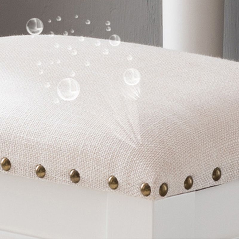 French Country Ottoman Rectangle Standard with Nailhead Trim Faux Leather Solid Ottoman Clearhalo 'furn' 'furn_ottomans_poufs' 'Furniture' 'Living Room Furniture' 'Ottomans & Poufs' 'ottomans_poufs' 1200x1200_4afb50c3-2d94-4f59-8f5c-c0aa545f8128