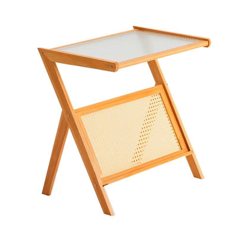 14" Wide Contemporary Corner Table Wood Storage Accent Side Table Clearhalo 'Coffee & Accent Tables' 'End & Side Tables' 'end_side_tables' 'furn' 'furn_end_side_tables' 'Furniture' 'Living Room Furniture' 1200x1200_4afc6530-89e9-42af-b77e-6754ad17c542