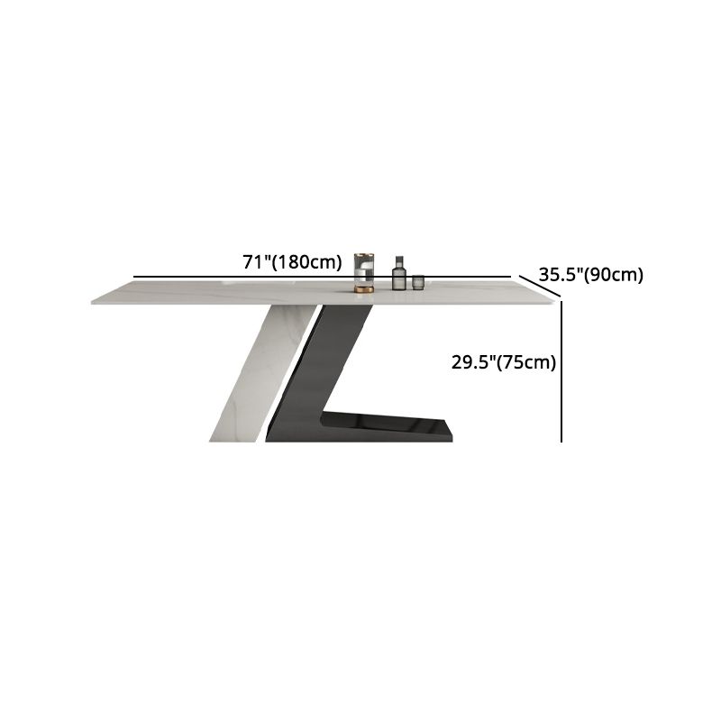 Designer Style 1/4/5/7 Pieces Dinette Set Sintered Stone Dining Room Set Clearhalo 'Dining Room Sets' 'Dining Tables & Seating' 'dining_room_set' 'furn' 'furn_dining_room_set' 'Furniture' 'furniture_dining_room_set' 'Kitchen & Dining Furniture' 1200x1200_4afe13fe-f5b9-46ef-a809-8ef9ecfadf2a