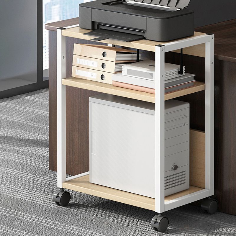 Adjustable and Metal Bookcase 11.8-inch Wide Contemporary Bookshelf