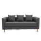 Sofa with 3 Pillows 3 Seater Hair Pin Legs Seating for Bonus Room Clearhalo 'furn' 'furn_sofas' 'Furniture' 'furniture_sofas' 'kitchen' 'kitchen_sofas' 'Living Room Furniture' 'Sofa' 'sofas' 1200x1200_4afeab5b-cf2c-4c9f-9c29-e9bba5dc2e82