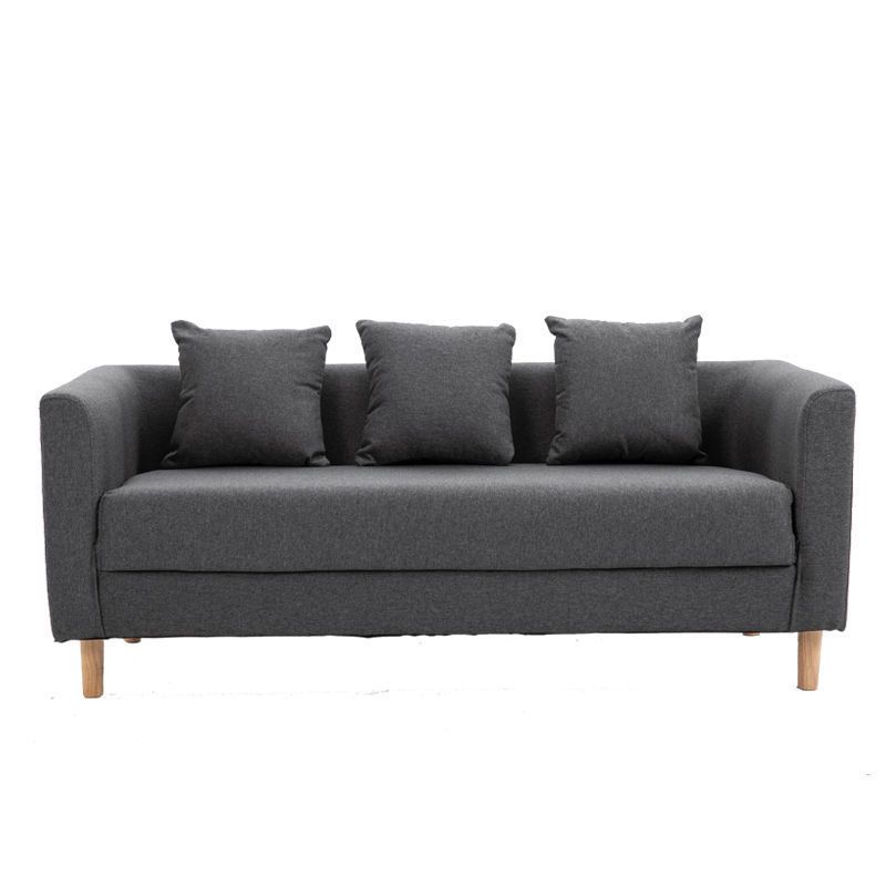 Sofa with 3 Pillows 3 Seater Hair Pin Legs Seating for Bonus Room Clearhalo 'furn' 'furn_sofas' 'Furniture' 'furniture_sofas' 'kitchen' 'kitchen_sofas' 'Living Room Furniture' 'Sofa' 'sofas' 1200x1200_4afeab5b-cf2c-4c9f-9c29-e9bba5dc2e82
