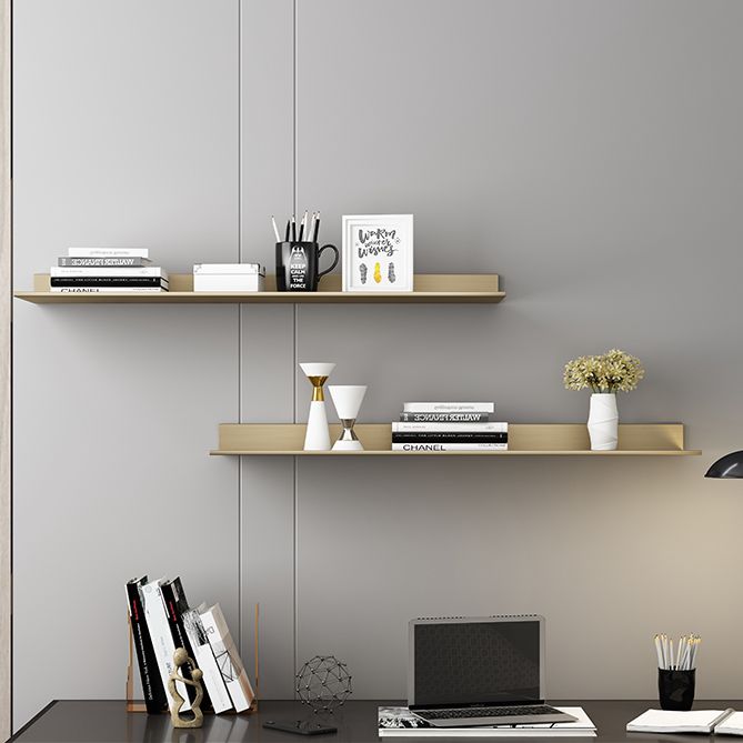 Metal Bookshelf Wall Mounted Contemporary Bookcase for Home Office Clearhalo 'Bookcases' 'furn' 'furn_bookcases' 'Furniture' 'Office Furniture' 1200x1200_4affbc38-3fd7-497d-9f74-759a6aedcb2e