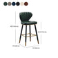 Contemporary Matte Finish Leather Barstool Footrest Reception Stool Clearhalo 'Bar Furniture' 'Bar Stools' 'bar_stools' 'furn' 'furn_bar_stools' 'Furniture' 'furniture_bar_stools' 'Kitchen & Dining Furniture' 1200x1200_4b000da8-0cc6-411b-a3a9-3dcbb7c82aa3