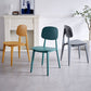Scandinavian Plastic Armless Dining Chairs Open Back Side Chair (Set of 4) Clearhalo ' kitchen&dining_furn' 'Dining Chairs' 'Dining Tables & Seating' 'dining_chair' 'furn' 'furn_dining_chair' 'Furniture' 'furniture_dining_chair' 'Kitchen & Dining Furniture' 'kitchen' 1200x1200_4b01139f-67c0-4e23-adb7-a013ae6b2305