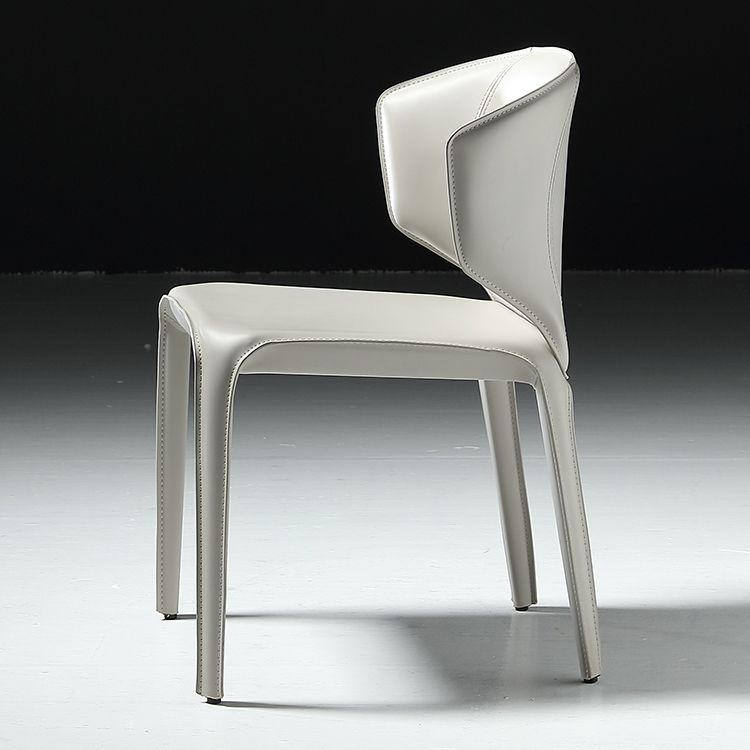 Faux Leather Upholstered Side Chair Indoor Dining Side Chair for Dining Room Clearhalo 'Dining Chairs' 'Dining Tables & Seating' 'dining_chair' 'furn' 'furn_dining_chair' 'Furniture' 'Kitchen & Dining Furniture' 1200x1200_4b045e73-db6b-4195-9af0-f6cb02701829