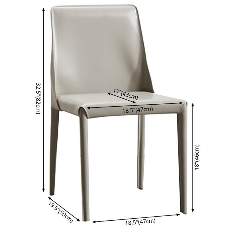 Industrial Home Side Chair Solid Back Metal Upholstered Dining Room Chair (Set of 2) Clearhalo ' kitchen&dining_furn' 'Dining Chairs' 'Dining Tables & Seating' 'dining_chair' 'furn' 'furn_dining_chair' 'Furniture' 'furniture_dining_chair' 'Kitchen & Dining Furniture' 'kitchen' 1200x1200_4b04fcfa-3c61-4f92-bb48-e1b2a253a47b