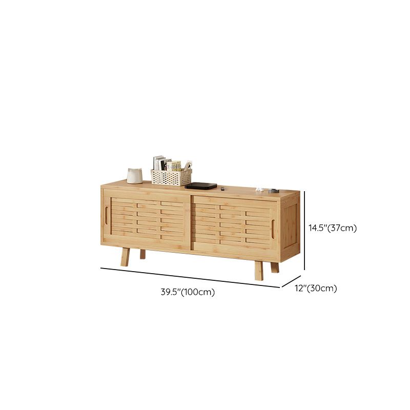 Enclosed Storage TV Media Stand Contemporary TV Console for Living Room Clearhalo 'furn' 'furn_tv_stands_entertainment_centers' 'Furniture' 'Living Room Furniture' 'TV Stands & Entertainment Centers' 'TV Stands & Media Storage Furniture' 'tv_stands_entertainment_centers' 1200x1200_4b05ef19-4864-4765-96cd-cbec6965bd98