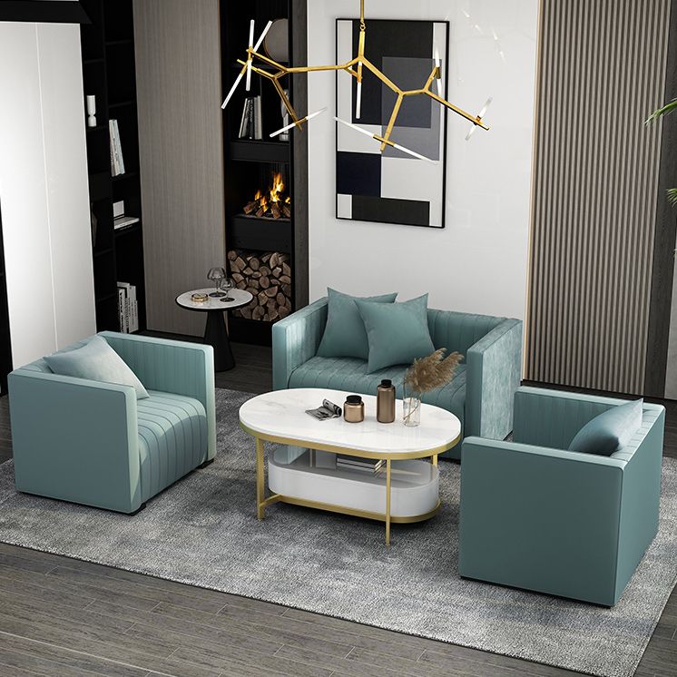 Glam 4 Legs Coffee Cocktail Table Slate Cocktail Table for Living Room Clearhalo 'Coffee & Accent Tables' 'Coffee Tables' 'coffee_tables' 'furn' 'furn_coffee_tables' 'Furniture' 'Living Room Furniture' 1200x1200_4b07767e-ecbc-42dc-ab8b-88ab64d6749b