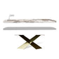 Nordic Glam gesinterde stenen eettafel rechthoekige tafelset 1/3/4/5/6/7-delige eetset
