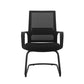 Modern Black Nylon Desk Chair with Mid Back Home Office Chair
