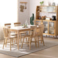 Contemporary Dining Room Table White Sintered Stone Table with 4 Oak Solid Wood Legs Clearhalo ' dining_table' 'Dining Tables & Seating' 'Dining Tables' 'furn' 'furn_dining_table' 'Furniture' 'furniture_dining_table' 'Kitchen & Dining Furniture' 'kitchen&dining_furn' 'kitchen' 'kitchen_dining_table' 1200x1200_4b0e593b-4e9d-4abf-a754-980a2e06d8a4