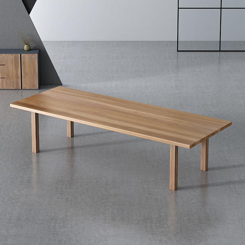 Modern Solid Wood Table for Restaurant Rectangle Brown Dining Table with 4 Legs Clearhalo ' dining_table' 'Dining Tables & Seating' 'Dining Tables' 'furn' 'furn_dining_table' 'Furniture' 'furniture_dining_table' 'Kitchen & Dining Furniture' 'kitchen&dining_furn' 'kitchen' 'kitchen_dining_table' 1200x1200_4b10a311-8474-4093-98f9-f1034ea55287