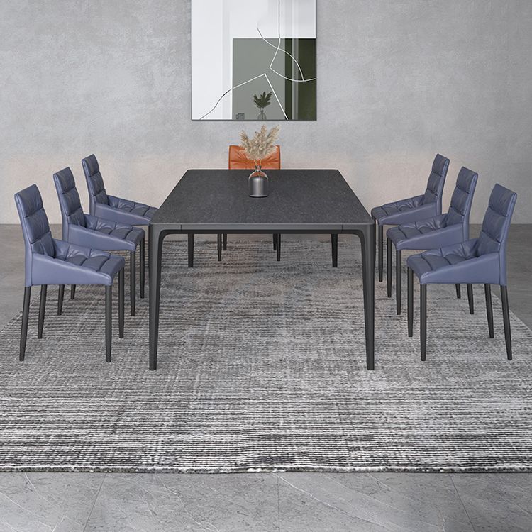 Rectangle Shape Dining Table Industrial Sintered Stone Table with 4 Legs Clearhalo ' dining_table' 'Dining Tables & Seating' 'Dining Tables' 'Furniture' 'furniture_dining_table' 'Kitchen & Dining Furniture' 'kitchen&dining_furn' 'kitchen' 'kitchen_dining_table' 1200x1200_4b11abe7-1414-46b7-bf74-68017707bb64