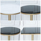 Stone Bar Dining Table Glam Round /Square Bar Table with Pedestal for Dining Room Clearhalo 'Bar Furniture' 'Bar Tables' 'bar_tables' 'furn' 'furn_bar_tables' 'Furniture' 'furniture_bar_tables' 'Kitchen & Dining Furniture' 1200x1200_4b12477e-328e-42f9-9702-217fa140c4ee