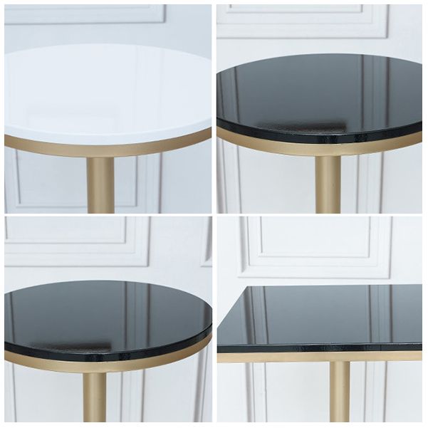Stone Bar Dining Table Glam Round /Square Bar Table with Pedestal for Dining Room Clearhalo 'Bar Furniture' 'Bar Tables' 'bar_tables' 'furn' 'furn_bar_tables' 'Furniture' 'furniture_bar_tables' 'Kitchen & Dining Furniture' 1200x1200_4b12477e-328e-42f9-9702-217fa140c4ee