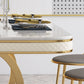 Modern 1/2/5/7 Pieces Dining Set Marble Dining Table with Leather Chairs Clearhalo 'Dining Room Sets' 'Dining Tables & Seating' 'dining_room_set' 'furn' 'furn_dining_room_set' 'Furniture' 'furniture_dining_room_set' 'Kitchen & Dining Furniture' 'kitchen&dining_furn' 'kitchen' 1200x1200_4b1453d3-1436-42da-8b8e-844c4acc0d6c