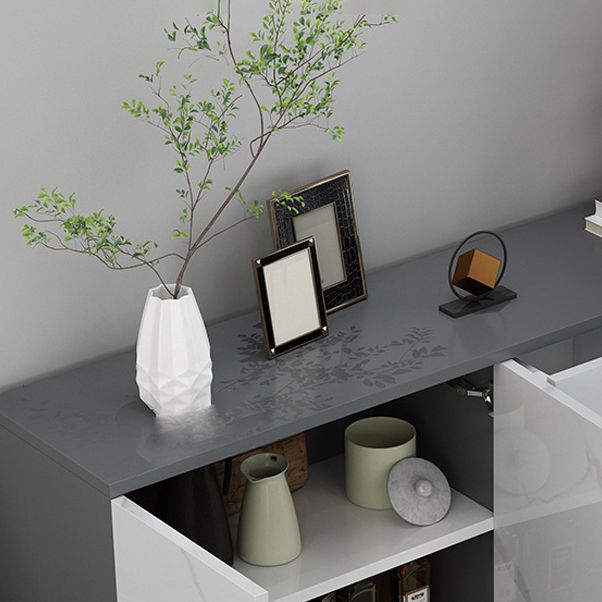 Sideboard Glam Sideboard in legno artificiale con porta per soggiorno