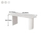 Contemporary Style Stone Dining Table Double Pedestal Table for Dining Room Clearhalo ' dining_table' 'Dining Tables & Seating' 'Dining Tables' 'furn' 'furn_dining_table' 'Furniture' 'furniture_dining_table' 'Kitchen & Dining Furniture' 'kitchen&dining_furn' 'kitchen' 'kitchen_dining_table' 1200x1200_4b17ae7c-a771-4adb-a41e-c11f4b03d356