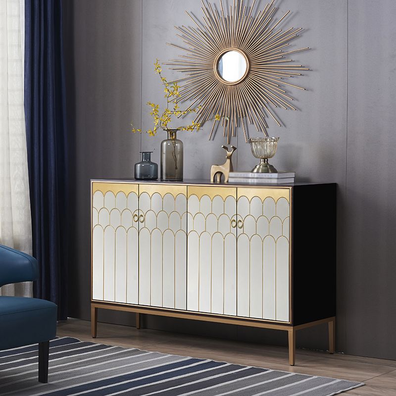 Server glam in legno top cucina server a buffet per soggiorno per soggiorno